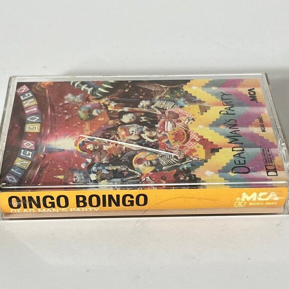 Oingo Boingo Dead Man's Party Cassette Tape MCA 1985 - Picture 2 of 6